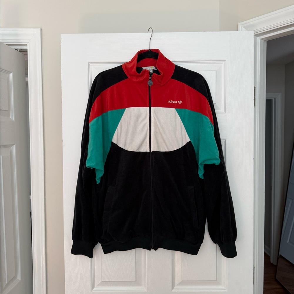 Adidas Vintage Multicolor Track Jacket zip-up